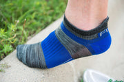 Q5 No Show Socks for Runners (Charcoal)