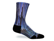 F360 Fashion Blue Falls  Runner Socks