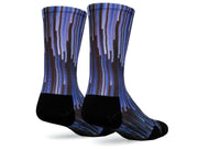 F360 Fashion Blue Falls  Runner Socks