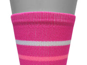 Limited Edition Pink and Yellow Crew Runner Socks