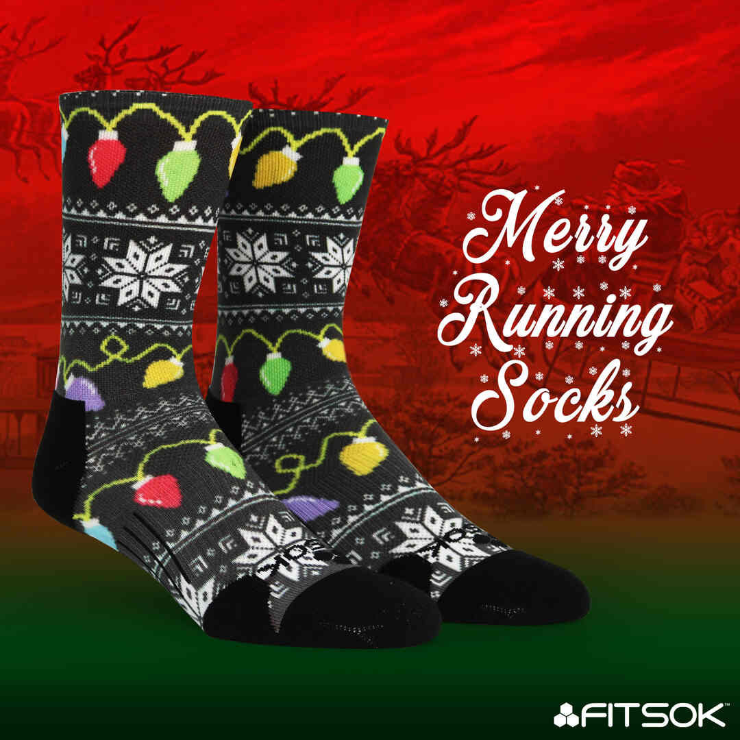 Very Merry Running Socks Fitsok