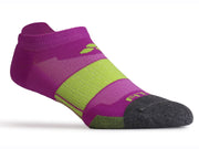 NP7 Mid-Weight Tab Socks for Runners (Berry and Lime)