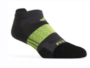 NP7 Mid-Weight Tab Socks for Runners (Gray and Lime)