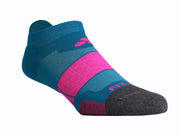 NP7 Mid-Weight Tab Socks for Runners (Teal and Pink)